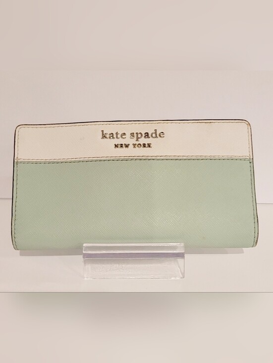 kate spade Handbags - Kate Spade Mint Green BiFold Wallet